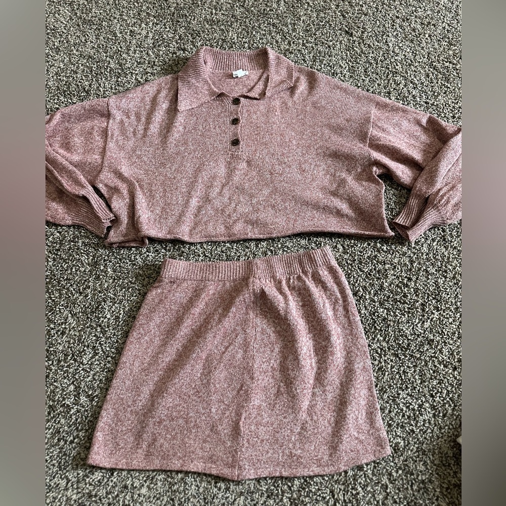 Skirt and shirt set